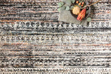 Loloi Theia The-08 Grey/Multi Rug - styled aerial 1