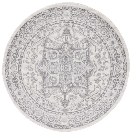 Safavieh Tulum 6'-7" x 6'-7" Rug in Ivory / Grey