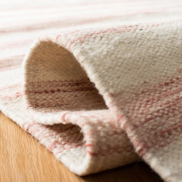 Safavieh Dhurries 4'-0" x 6'-0" Rug in Rust / Ivory