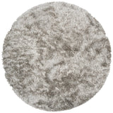Safavieh Ocean Shag 6'-0" x 6'-0" Rug in Light Grey