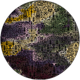 Safavieh Watercolor 6'-7" x 6'-7" Rug in Light Yellow / Green