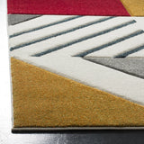 Safavieh Hollywood 5'-3" x 7'-6" Rug in Ivory / Peacock Blue