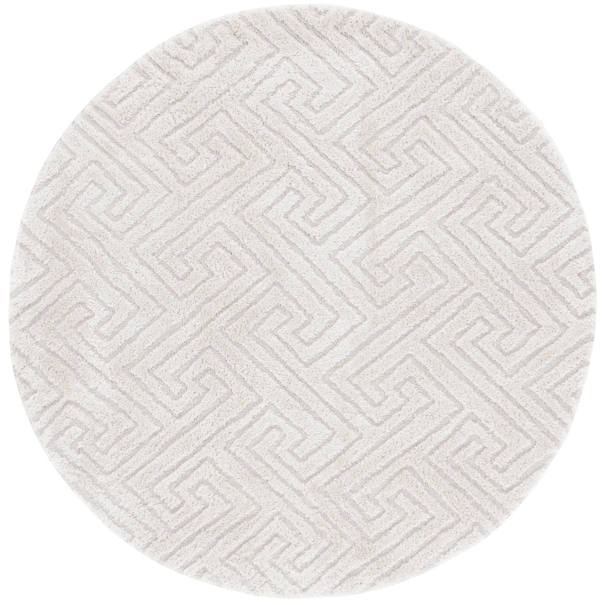 Safavieh Tahoe Shag 6'-7" x 6'-7" Rug in Ivory