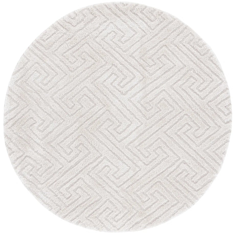 Safavieh Tahoe Shag 6'-7" x 6'-7" Rug in Ivory