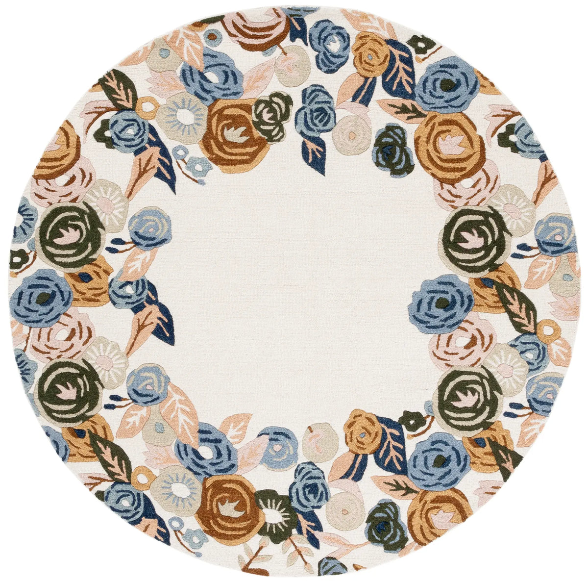 Safavieh Chelsea 6'-0" x 6'-0" Rug in Ivory / Blue