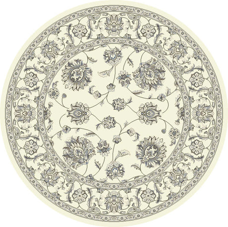 Dynamic Rugs Ancient Garden 57365 Cream Rugs - Round