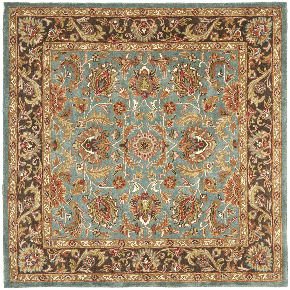Safavieh Heritage 6'-0" x 6'-0" Rug in Blue / Brown