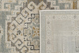 Dynamic Rugs Annalise 7607 Blue/Beige/Cream Rug - Corner