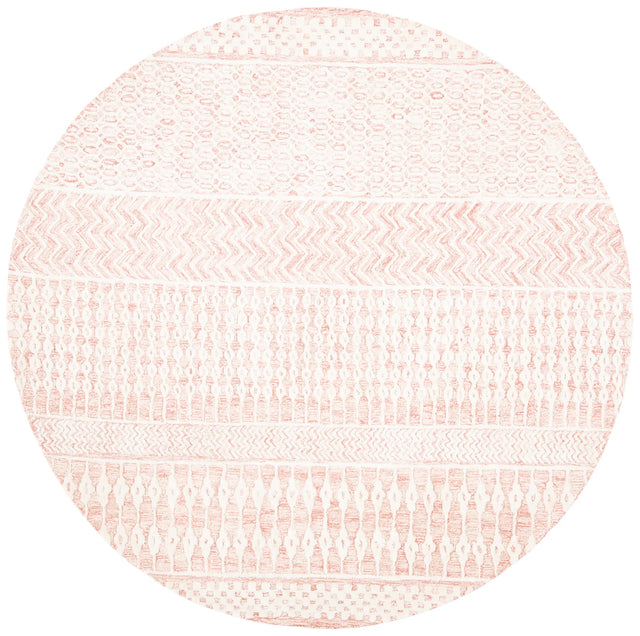 Safavieh Glamour 6'-0" x 6'-0" Rug in Light Pink / Ivory