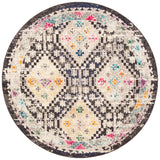 Safavieh Madison 5'-0" x 5'-0" Rug in Black / Yellow