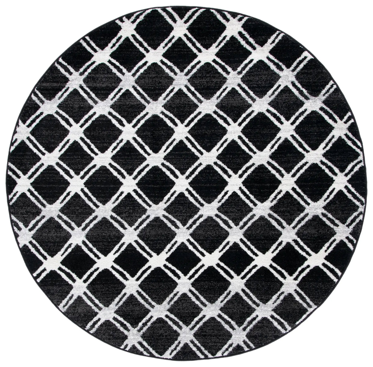 Safavieh Adirondack 6'-0" x 6'-0" Rug in Black / Light Grey