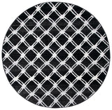 Safavieh Adirondack 6'-0" x 6'-0" Rug in Black / Light Grey