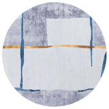 Safavieh Tacoma 6'-0" x 6'-0" Rug in Grey / Light Grey