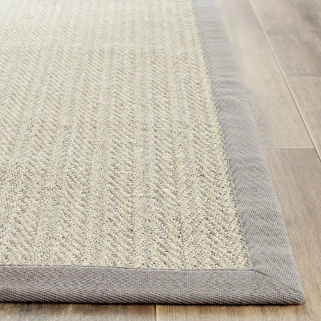 Safavieh Natural Fiber 3'-0" x 5'-0" Rug in Grey Brown / Grey