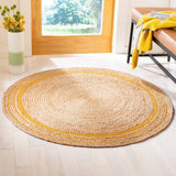 Safavieh Natural Fiber 3'-0" x 3'-0" Rug in Beige / Gold