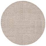 Safavieh Micro-Loop 6'-0" x 6'-0" Rug in Beige / Ivory