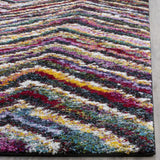 Safavieh Fiesta Shag 4'-0" x 6'-0" Rug in Multi