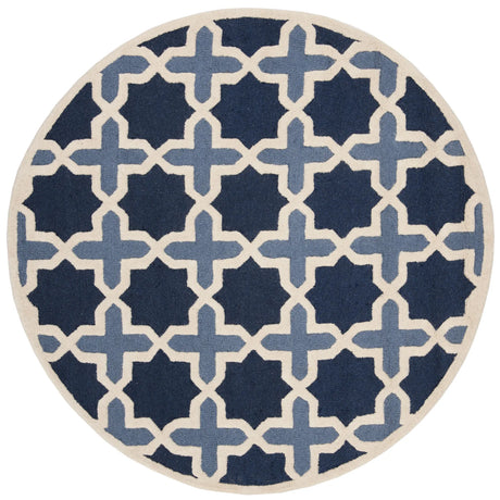 Safavieh Cambridge 6'-0" x 6'-0" Rug in Blue / Ivory