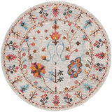 Safavieh Blossom 6'-0" x 6'-0" Rug in Grey / Red