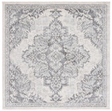 Safavieh Tulum 6'-7" x 6'-7" Rug in Ivory / Grey