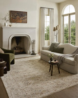Loloi Clarisse CLS-08 Traditional Power Loomed Natural, Multi Rug - room scene 3