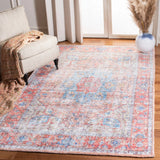 Safavieh Saffron 4'-0" x 6'-0" Rug in Rust / Blue
