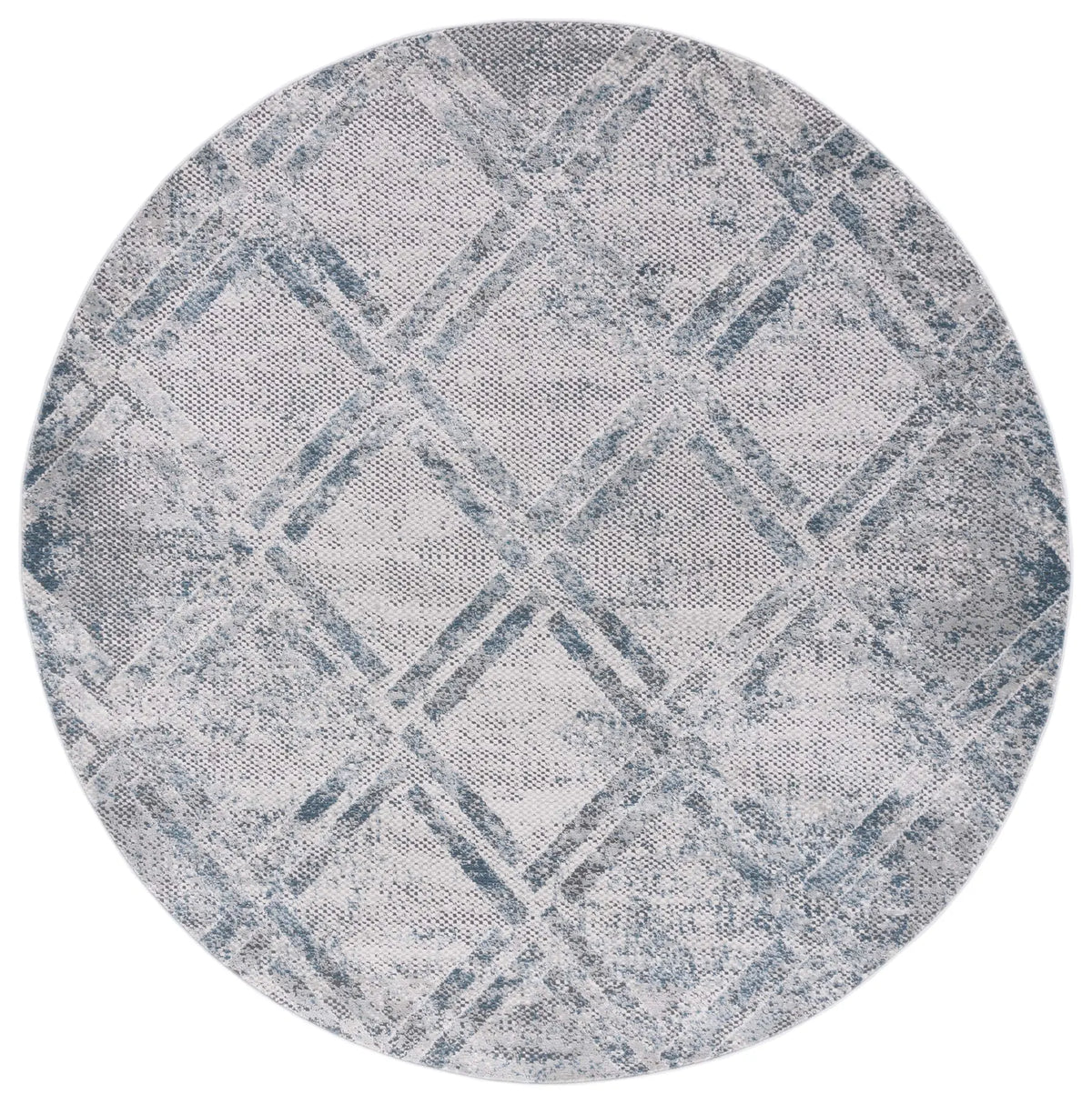 Safavieh Vogue 6'-7" x 6'-7" Rug in Grey / Blue