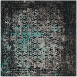 Safavieh Classic Vintage 6'-0" x 6'-0" Rug in Navy / Teal