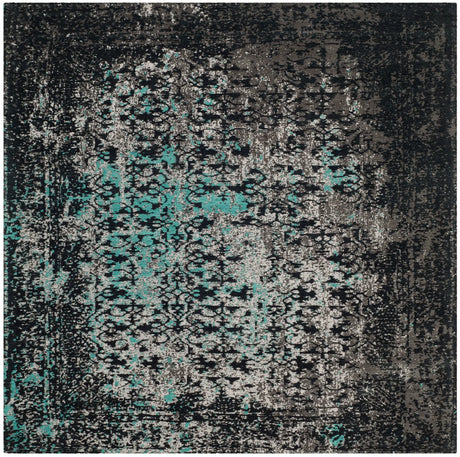 Safavieh Classic Vintage 6'-0" x 6'-0" Rug in Navy / Teal