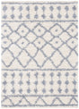 Safavieh Venus Shag 600 4'-0" x 6'-0" Rug in Ivory / Grey