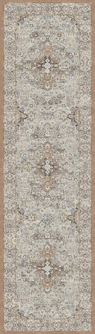 Dynamic Rugs Ancient Garden 57275 Beige/Multi Rug - Runner 2