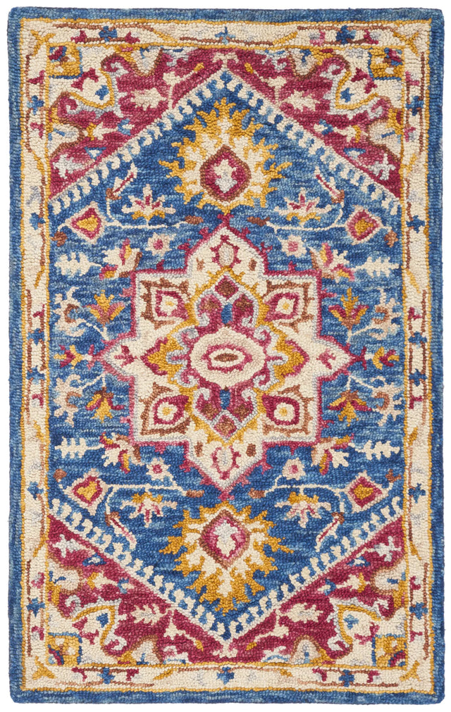 Safavieh Aspen 3'-0" x 5'-0" Rug in Navy / Fuchsia