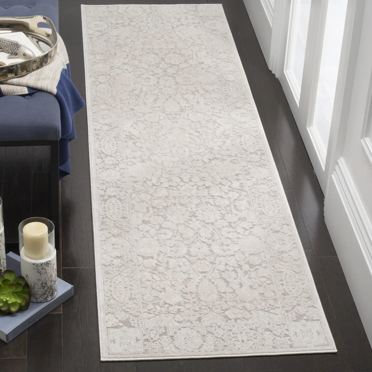 Safavieh Reflection 2'-3" x 10'-0" Rug in Beige / Cream