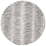 Safavieh Metro 6'-0" x 6'-0" Rug in Black / Beige