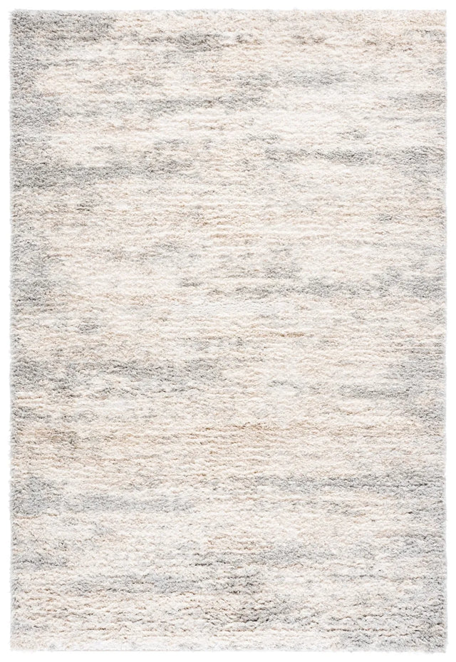 Safavieh Gemma Shag 5'-3" x 7'-6" Rug in Ivory / Beige Grey