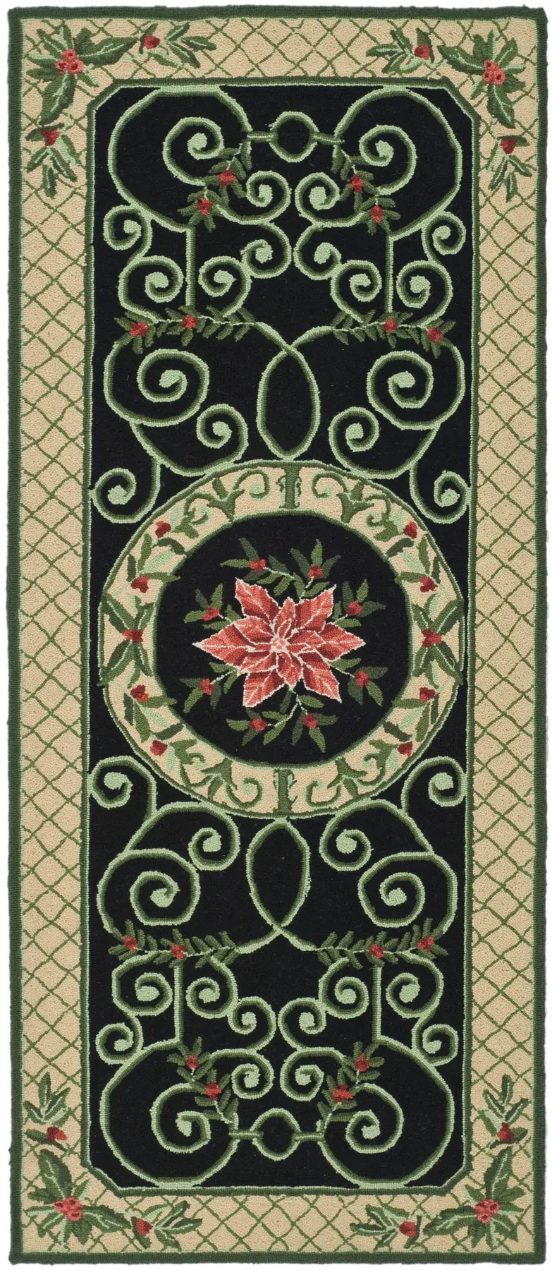 Safavieh Chelsea 2'-6" x 6'-0" Rug in Green / Beige