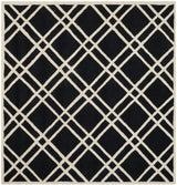 Safavieh Cambridge 6'-0" x 6'-0" Rug in Black / Ivory