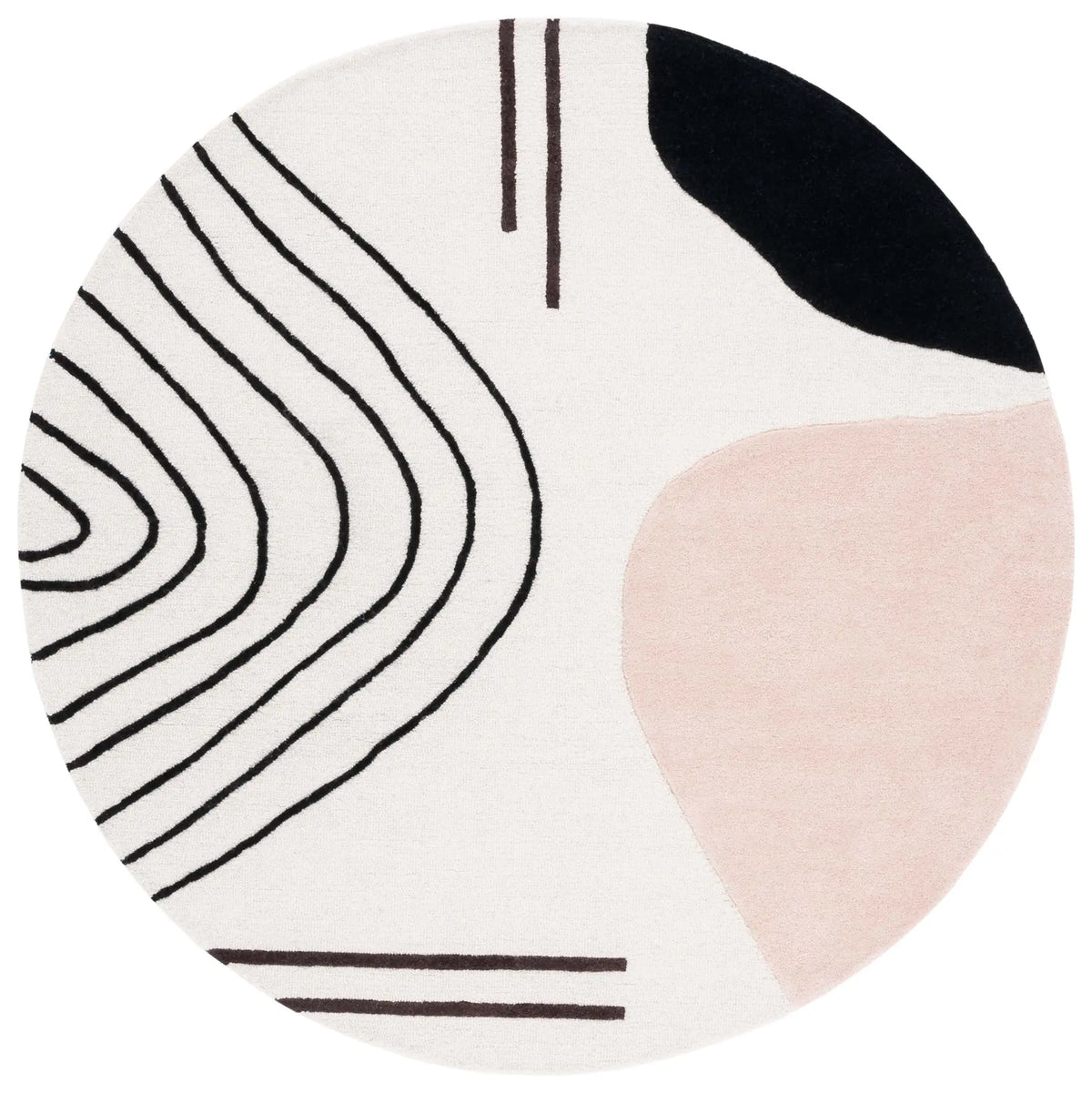 Safavieh Rodeo Drive 6'-0" x 6'-0" Rug in Ivory / Blush