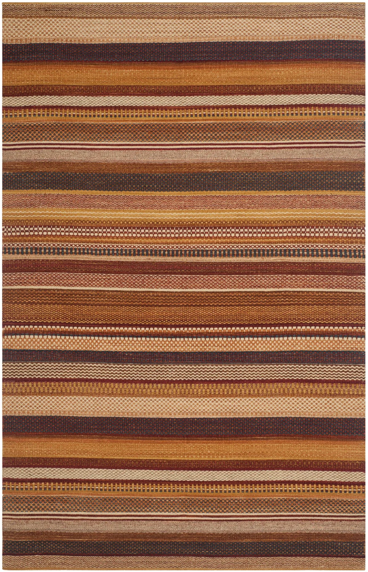 Safavieh Kilim 4'-0" x 6'-0" Rug in Rust