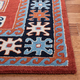 Safavieh Heritage 4'-0" x 6'-0" Rug in Red / Black