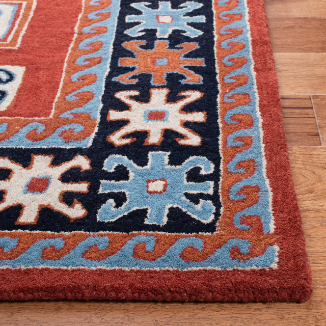 Safavieh Heritage 4'-0" x 6'-0" Rug in Red / Black