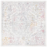 Safavieh Layla 6'-7" x 6'-7" Rug in Ivory Grey / Pink