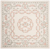 Safavieh Aubusson 6'-0" x 6'-0" Rug in Ivory / Pink