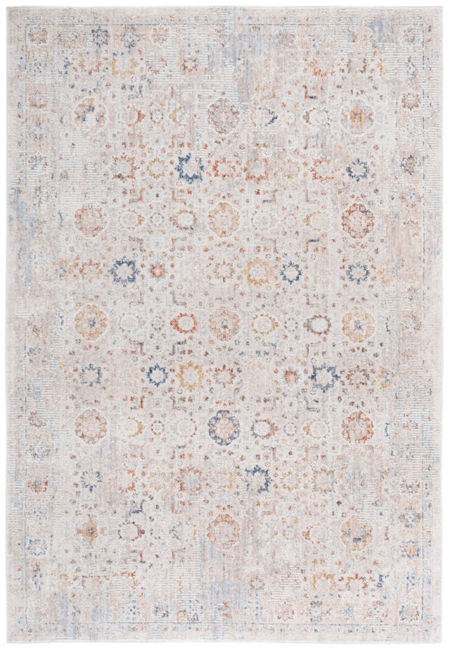 Safavieh Scarlett 400 4'-0" x 6'-0" Rug in Beige / Rust Brown