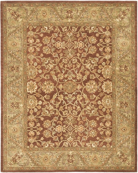 Safavieh Golden Jaipur 9'-6" x 13'-6" Rug in Rust / Green
