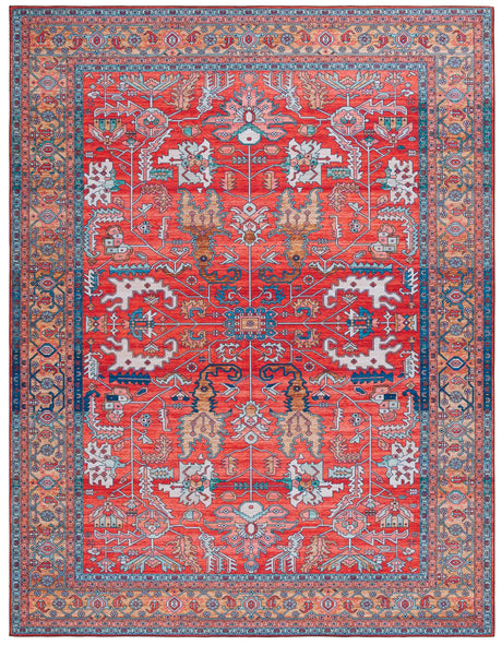 Safavieh Tucson 10'-0" x 14'-0" Rug in Rust / Navy