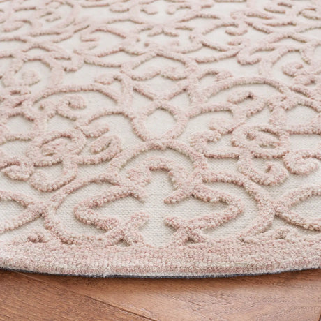 Safavieh Martha Stewart 6'-0" x 6'-0" Rug in Ivory / Pink