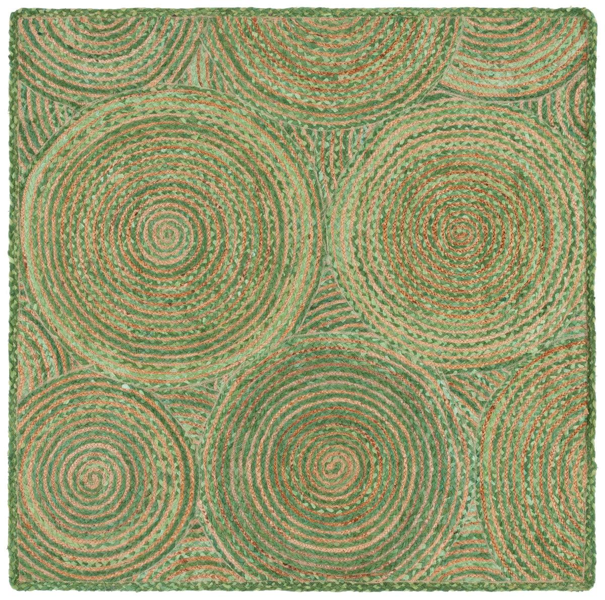 Safavieh Cape Cod 6'-0" x 6'-0" Rug in Green / Natural
