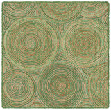 Safavieh Cape Cod 6'-0" x 6'-0" Rug in Green / Natural