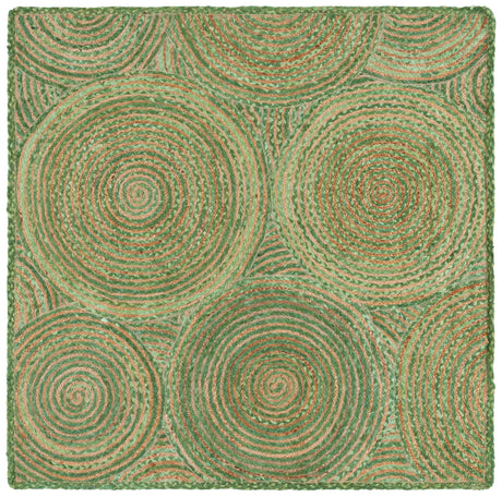 Safavieh Cape Cod 6'-0" x 6'-0" Rug in Green / Natural